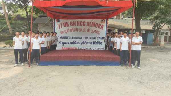 Team of NCC cadets of Vivekanand Inter College left for Ranibagh Camp: Will learn discipline and skills