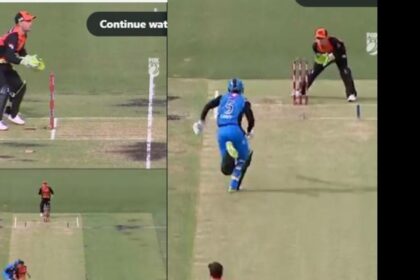 Video- Have you seen such a run out, you will also stop laughing