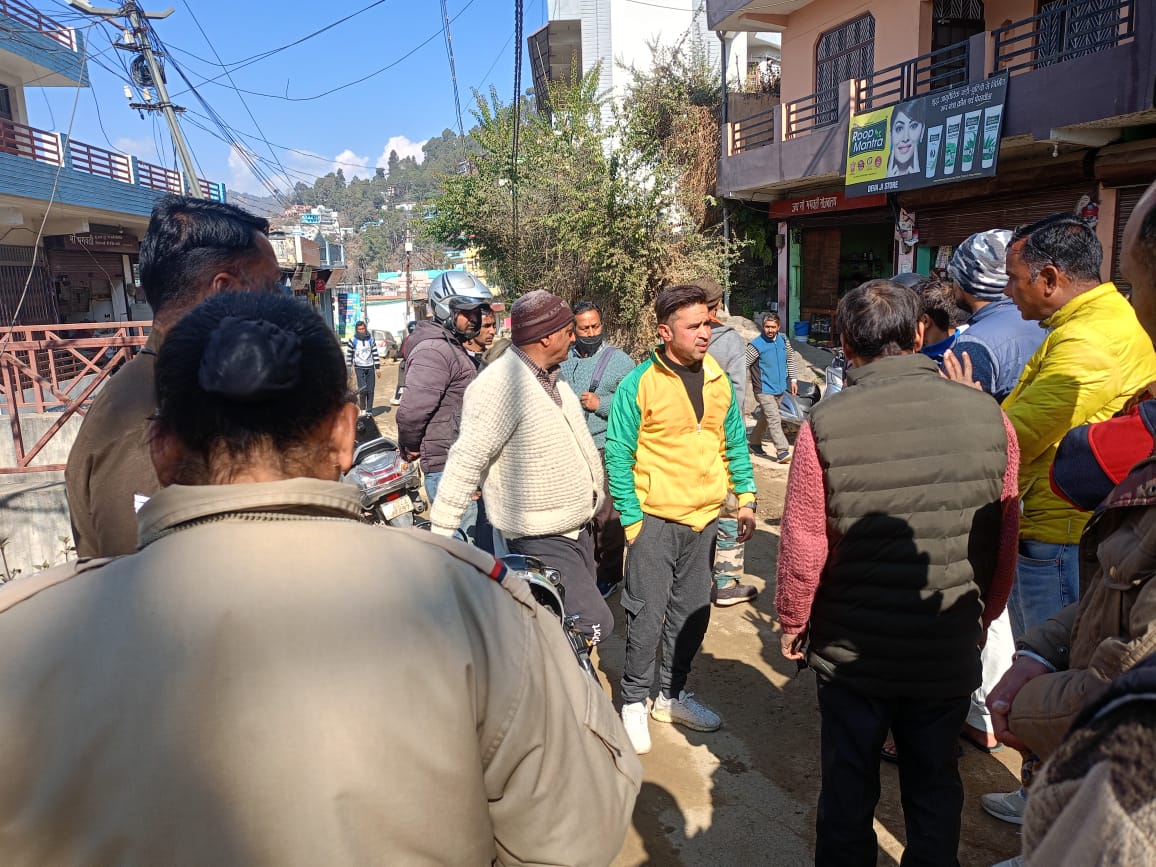 almora breaking Bike driver crushed by tractor engaged in sewer line work, dies