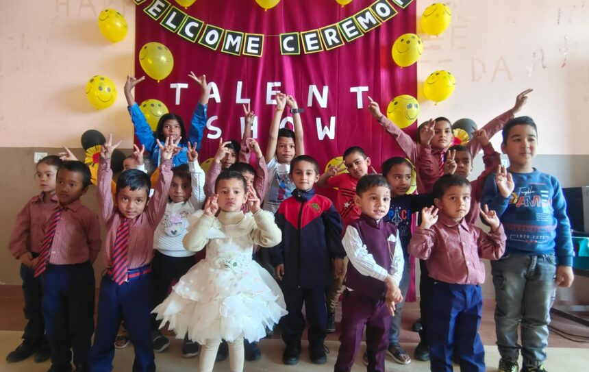 New children welcomed in Bodhi Tree School, Almora, children showed their talent in talent show.