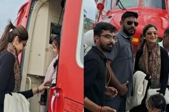 Shilpa Shetty reached Kedarnath Dham, worshiped with her family.