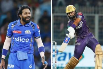 KKR and Mumbai Indians will face each other for the second time this season