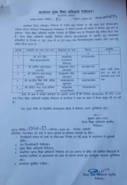 नैनीताल में आया गजब का आदेश, अब शिक्षक भी करेंगे ट्रैफिक की ड्यूटी, जाने क्यों 1 amazing order came in nainital now teachers will also do traffic duty dont know why