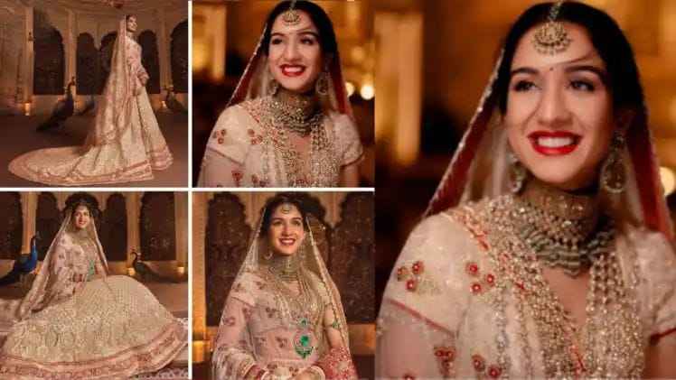 Anant Ambani's bride Radhika's wedding photos surfaced, she looked absolutely gorgeous in a beautiful lehenga