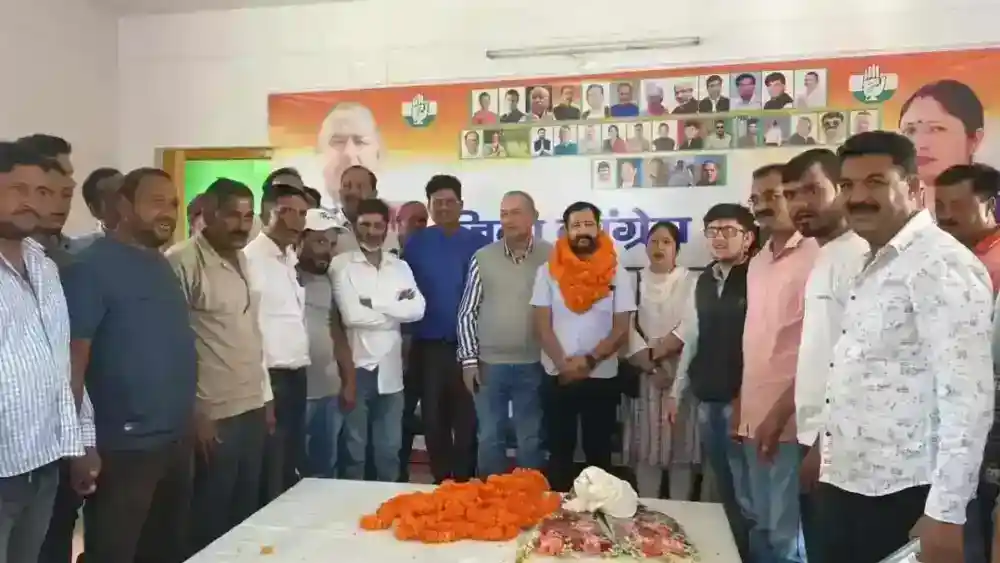 Rishendra Singh Mahar becomes Punjab in-charge: Congress workers congratulated in Pithoragarh