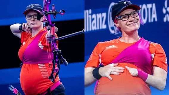 7-month pregnant para athlete created history, created world record by winning medal