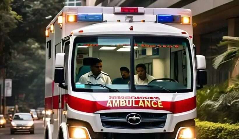 When ambulance was not available, parents walked 15 km on muddy path carrying dead bodies of two children