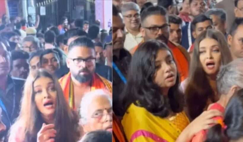 Aishwarya took daughter Aaradhya for Ganpati Darshan, there was a stampede, she said Aaradhya you go…