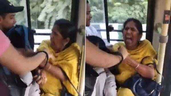 video-of-a-fight-between-an-elderly-woman-and-a-young-man-in-a-delhi-bus-goes-viral-know-the-reason
