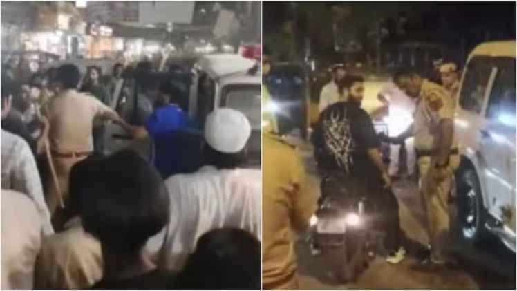 When Delhi Police stopped a loud bullet for checking, father and son beat up SHO and also beat up a constable