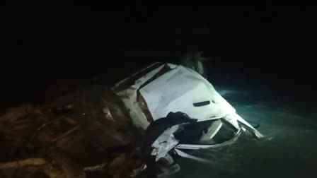 Accident after accident: Car falls into a ditch, one dead