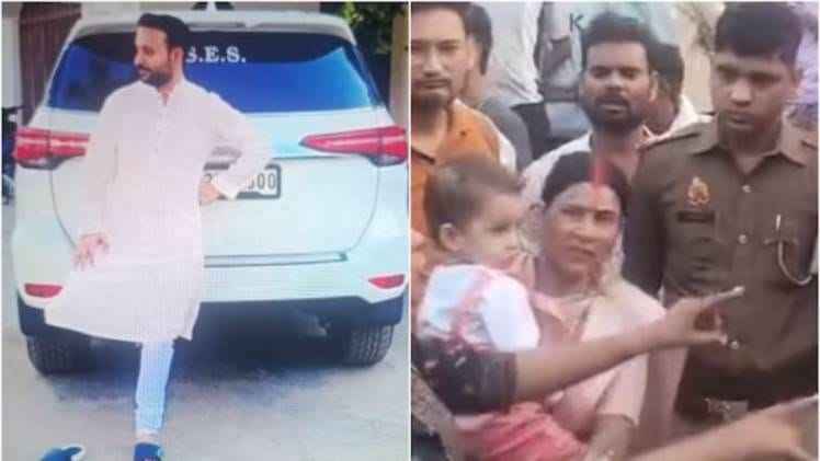 BJP leader and his son ran over a confectioner with a BMW car, case filed on charges of murder