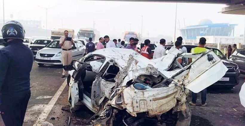 Two students from Delhi died and three were injured in a road accident in Gurugram, know the main reason behind this accident