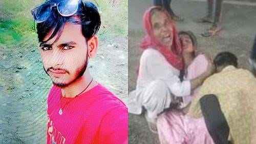 A big accident happened in Shahjahanpur, a bus crushed a brother and a sister who fell on the road after being hit by a bike, while the third one died in the hospital