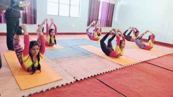 SSJ University's Yogasana team will play in the All India University Games