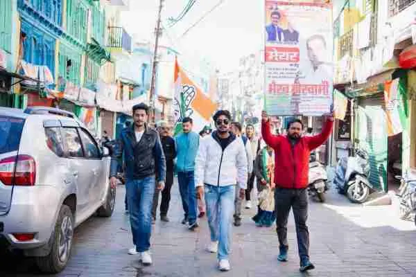 कांग्रेस का रोड शो,रैली के दूसरे दिन भी कांग्रेस ने दिखाया दम 3 congress road show congress showed its strength even on the second day of the rally 3