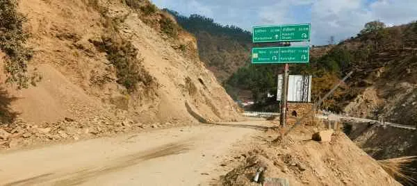 haldwani-almora-highway-open-for-traffic-after-hill-cutting-work-completion