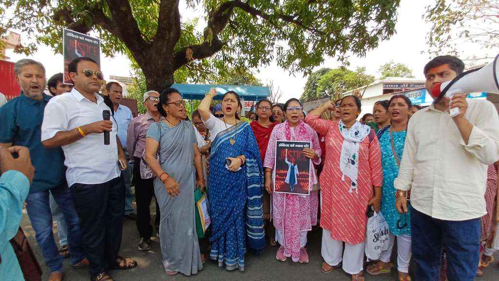 Ankita murder case hearing in final stage, social organizations protest outside court demanding justice
