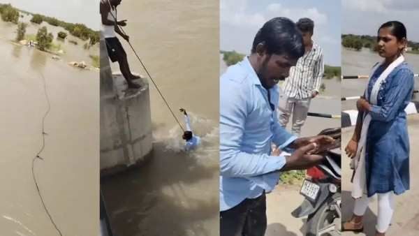Sensational case of pushing husband into river during selfie in Karnataka, police engaged in investigation