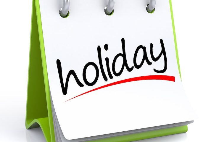 3d illustration holiday text calendar white background 519469 2409