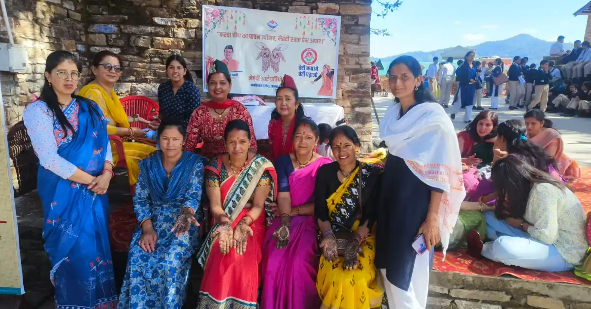 Divya Crowned Mehndi Queen on Day One of Almora Literature Festival