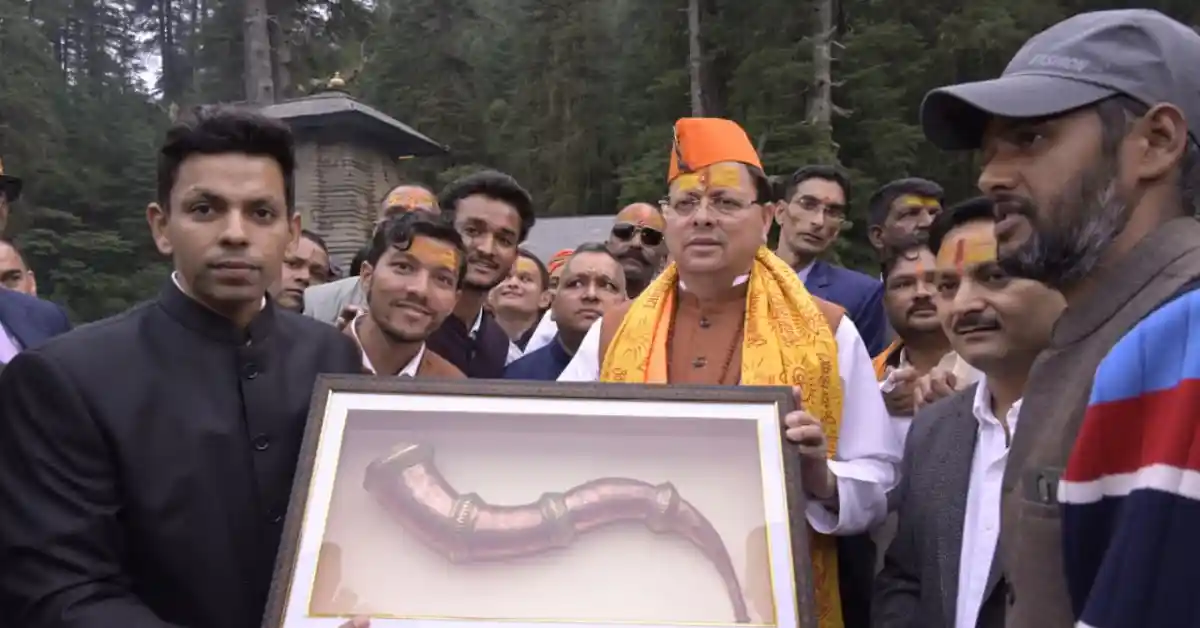 CM Dhami reached Jageshwar, announced schemes worth Rs 76 crore