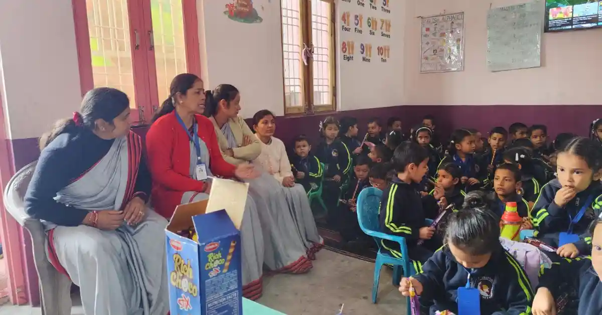 Blooming Buds School of Almora got the gift of 'Smart TV', know what is special