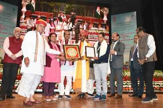 Bhupendra Joshi, a progressive farmer from Almora, received the "Plant Genome Savior Farmer Award".