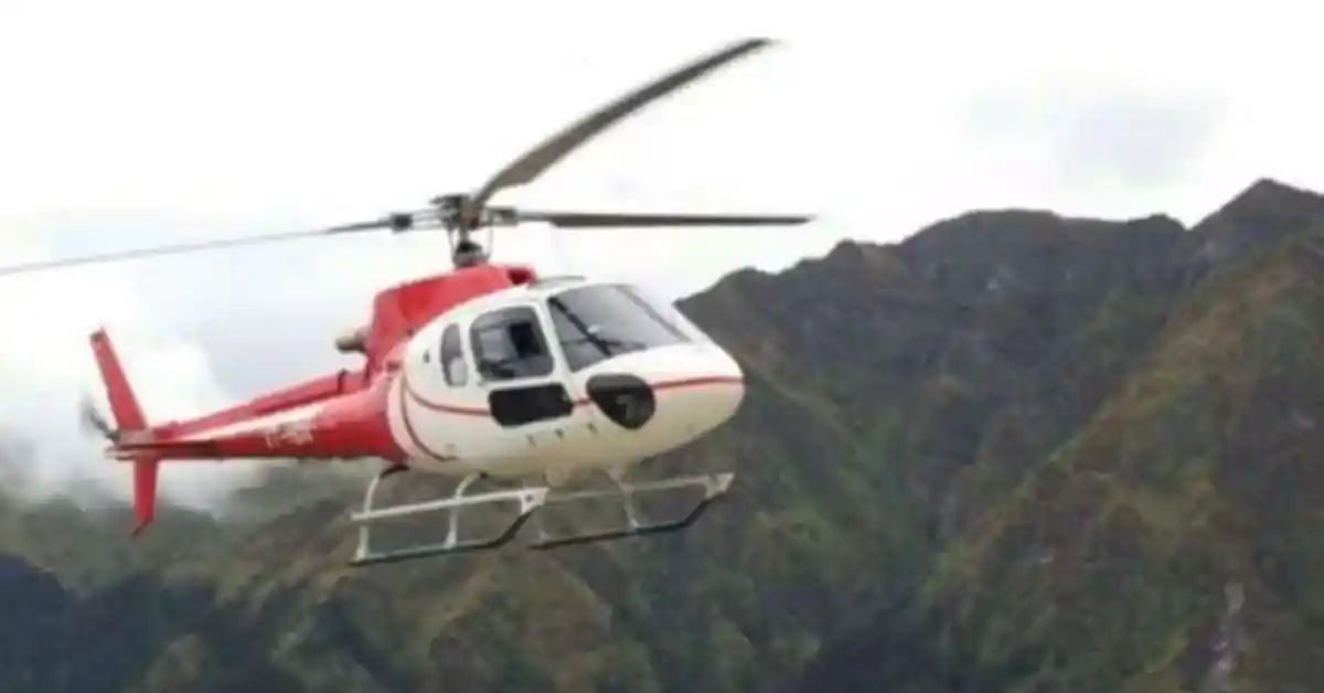 dehradun-to-gauchar-helicopter-service-begins-two-flights-daily-low-fares-see-timings