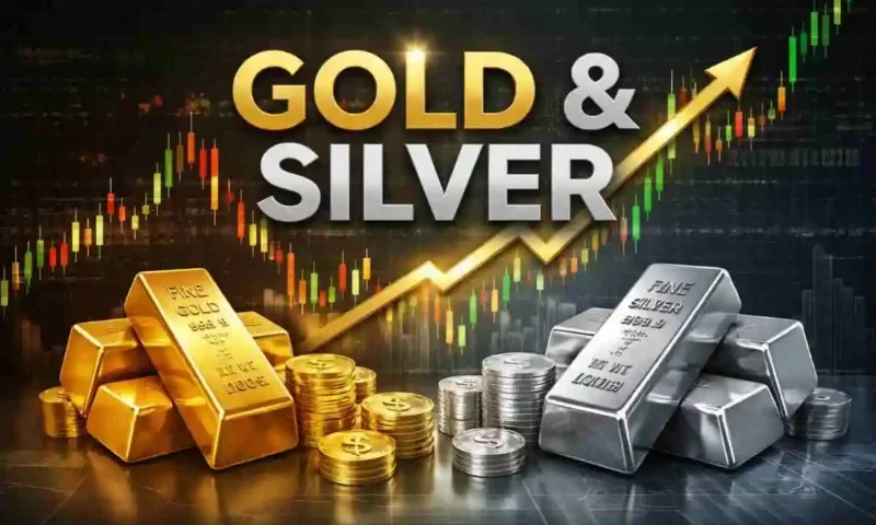 gold-and-silver-prices-fall-sharply-again-with-the-dollar-strengthening-and-the-entire-metal-market-in-turmoil