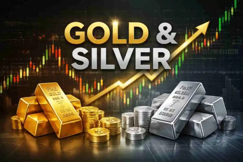 gold-and-silver-prices-fall-sharply-again-with-the-dollar-strengthening-and-the-entire-metal-market-in-turmoil