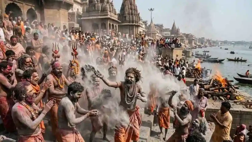 Masan Holi 2026: Varanasi’s Manikarnika Ghat Erupts in Ash and Devotion