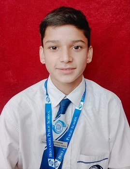 100 percent result in 10th class exam in Holy Angel Public School, Rudraksh topped the school