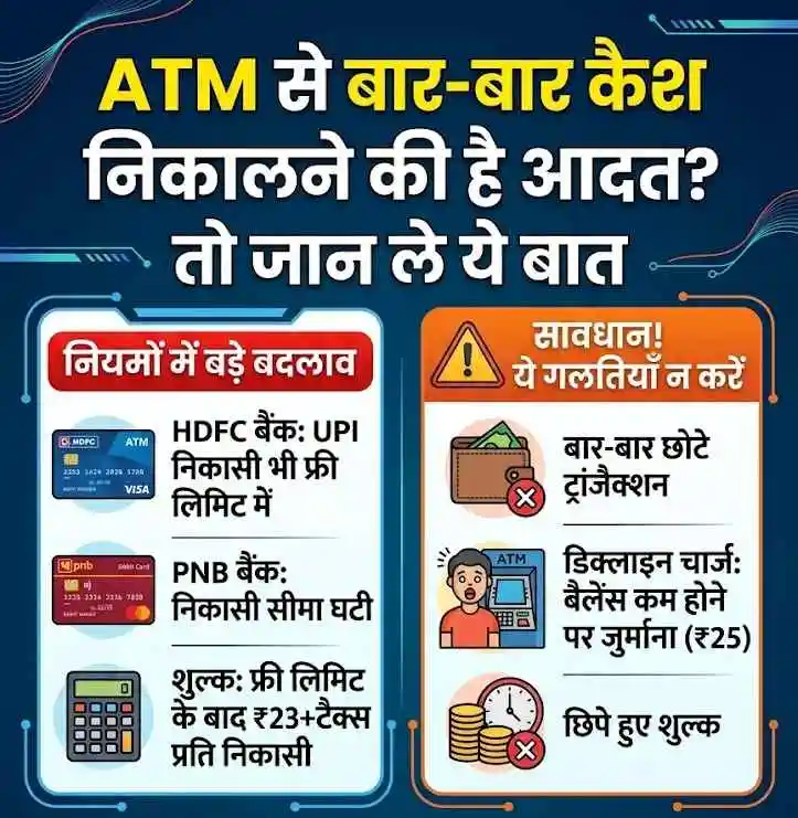 If you have a habit of repeatedly withdrawing cash from ATM then know this