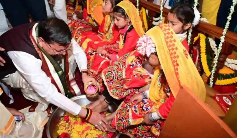 Flood of devotion gathered in Dol Ashram of Almora: CM Dhami was also present