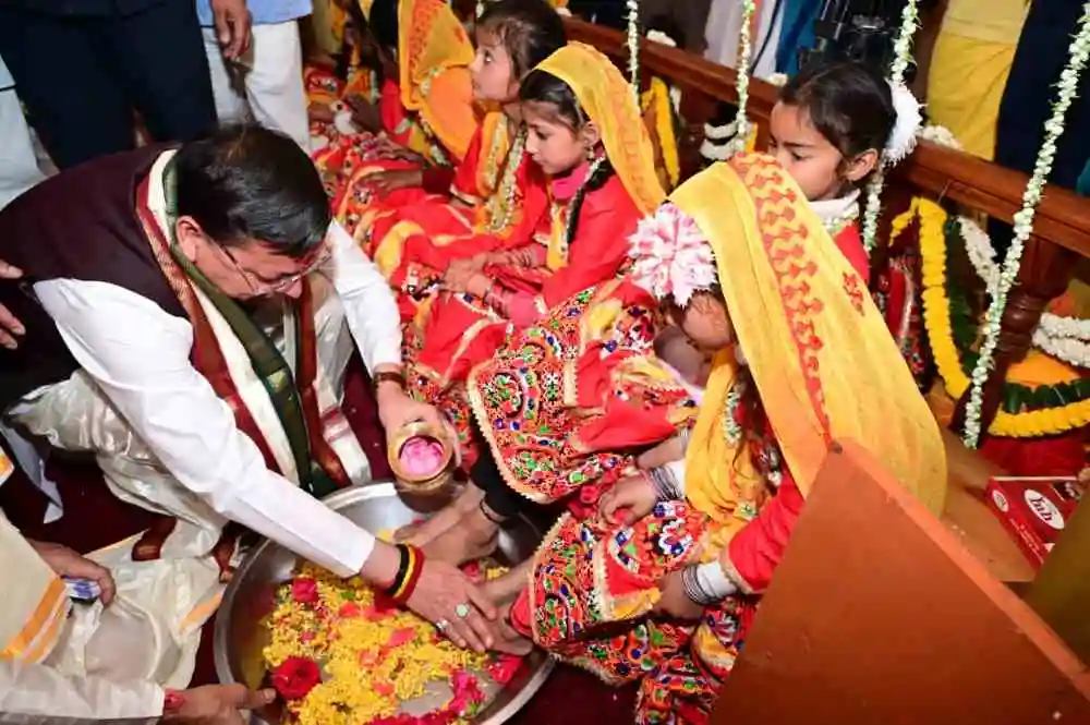 Flood of devotion gathered in Dol Ashram of Almora: CM Dhami was also present
