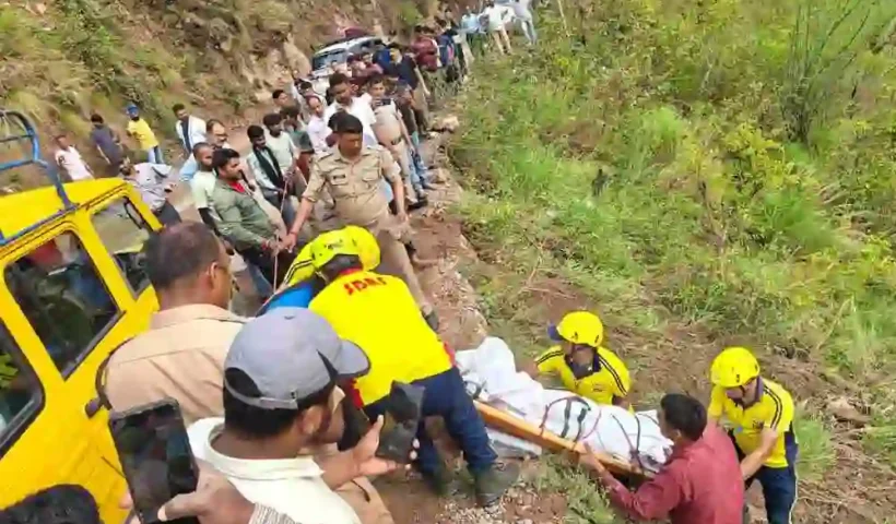 JCB overturned, driver died