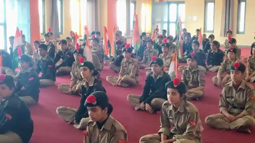 Programs organized on the first anniversary of 'Operation Sindoor' at H. N. Vivekananda Inter College, Almora.
