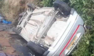 Almora breaking: Uncontrollable car falls on roof of house, driver dies