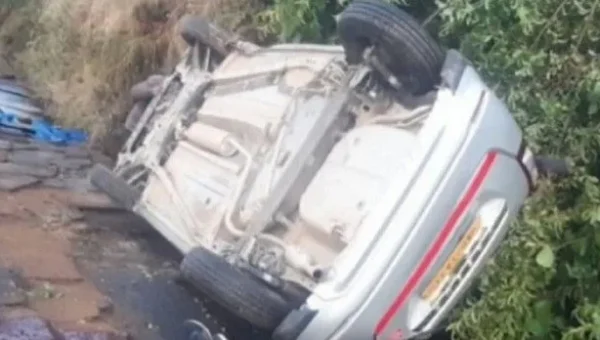 Almora breaking: Uncontrollable car falls on roof of house, driver dies
