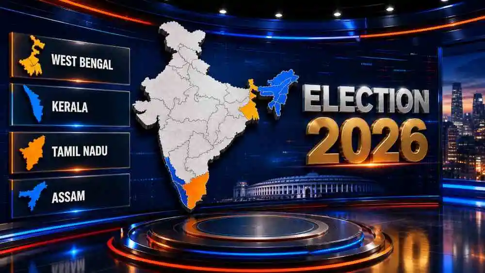 election-battle-bjp-gets-majority-in-bengal-assam-and-puducherry-congress-returns-in-kerala-tamil-nadu-results-surprise