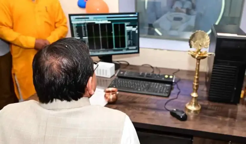 cm-pushkar-singh-dhami-inaugurates-mri-machine-in-champawat
