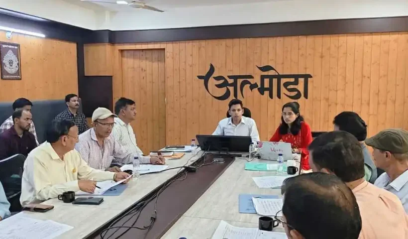 dm-anshul-singh-reviews-voter-list-revision-program-with-political-parties-almora