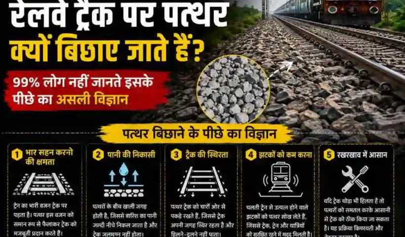 why-stones-are-placed-on-railway-tracks-ballast-science-hindi
