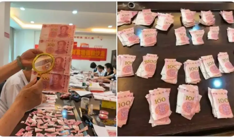 bank-pieced-together-10000-cash-fragments-torn-by-elderly-man