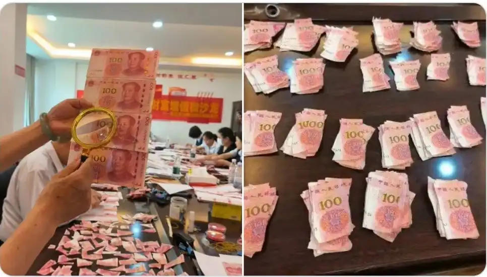 bank-pieced-together-10000-cash-fragments-torn-by-elderly-man