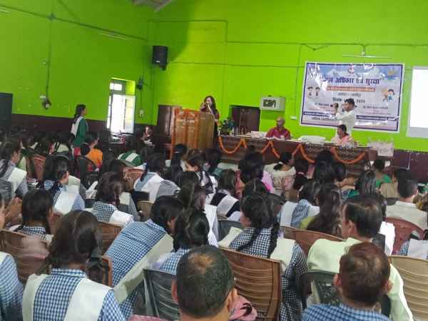 Awareness workshop on children's rights and safety organized at GGIC Almora